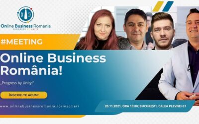 Ne vedem la Online Business Romania pe 20 noiembrie 2021
