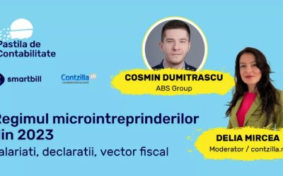 #PastilaDeContabilitate – Regimul microîntreprinderilor din 2023 cu Cosmin Dumitrașcu pentru SmartBill